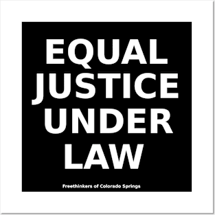 Equal Justice Under Law FCS-caps WhT-0 Posters and Art